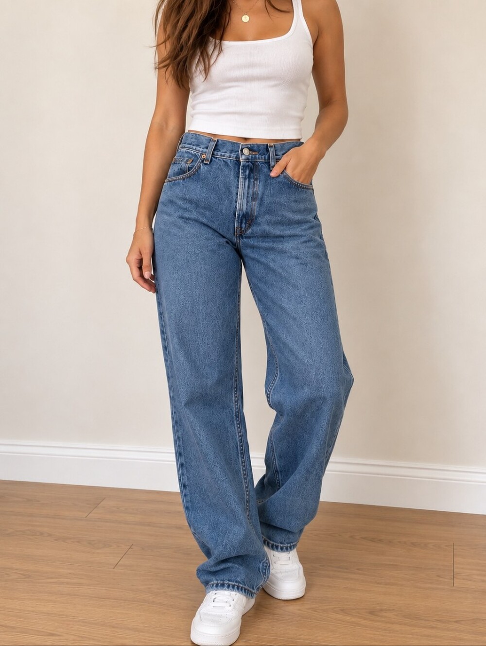 Levi’s 550 Classic Relaxed Tapered Jeans Women’s 8M Medium Wash Vintage Y2K